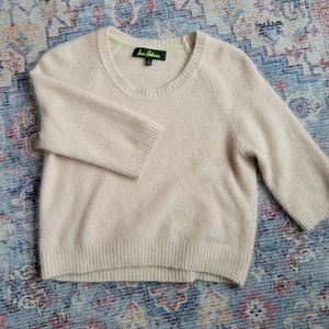 Sam Edelman angora sweater. Slightly cropped in the front.